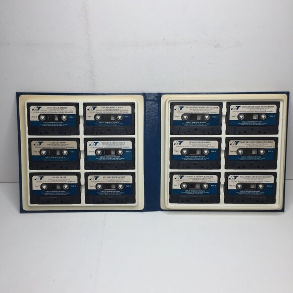LDS Great Mormon Women Dramatized Audio Cassette Set 12 Tapes 1984 - Picture 2 of 7